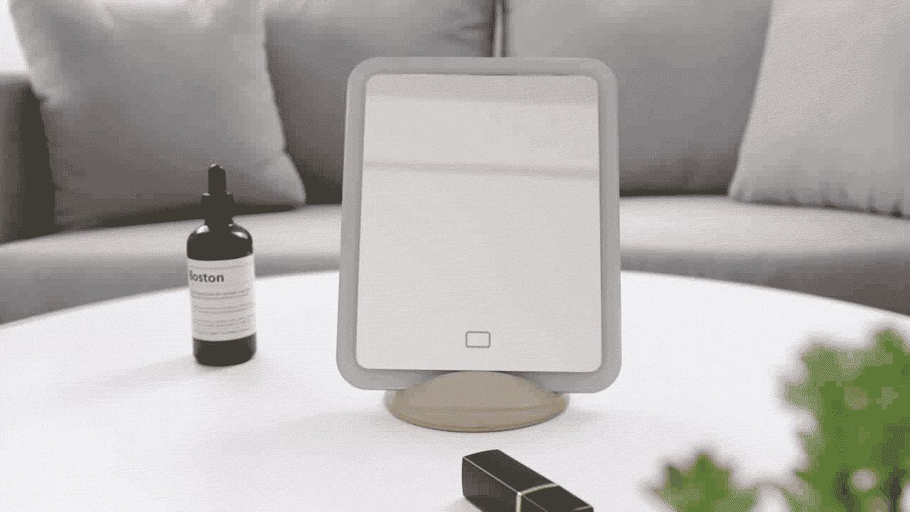 创意便携充电随心化妆镜子带灯 可挂带手机支架化妆补光led灯详情图7