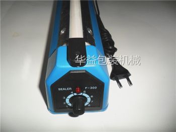 F-300 hand-press sealing machine for sealing 30cm shrink film plastic bags, tea bags, filter paper. Huayi Packaging Machinery operates with integrity and offers excellent quality pic 3