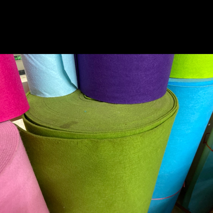 Green 1Mm Thickness Felt Non-Woven Cloth Handmade Studio Jewelry Crafts Toys Daily Merchandise Multi-Color Optional Specification drawing