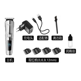科美KM-8509液晶显示全身水洗USB充电专业理发器产品图