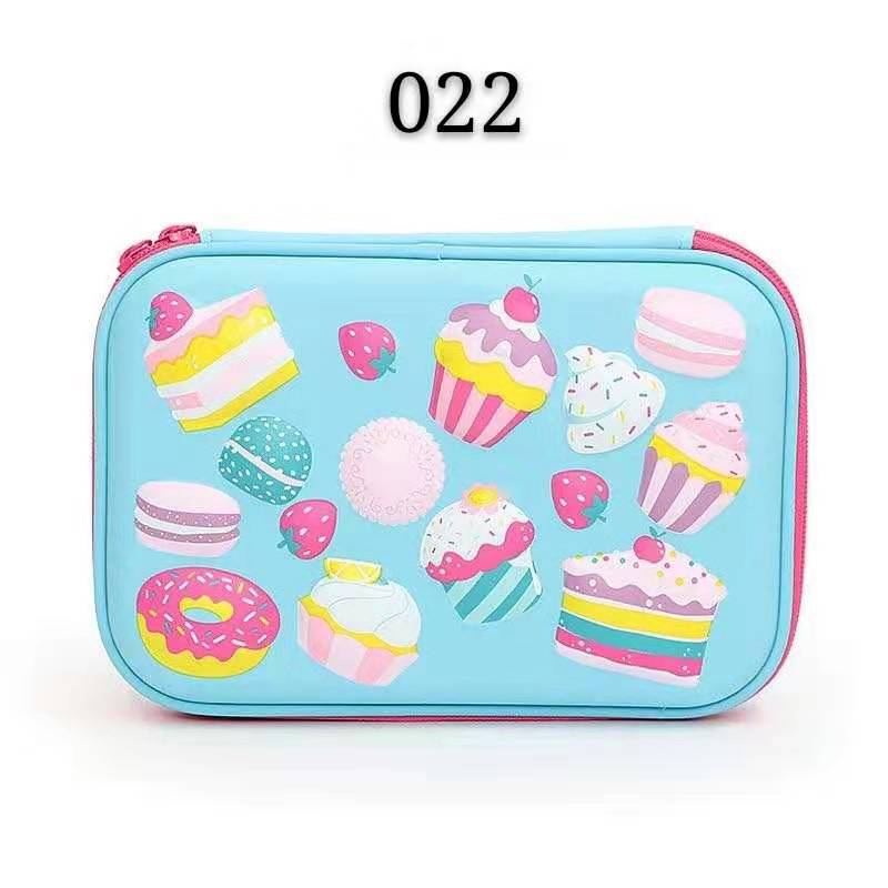 笔袋3D拉链袋PVC文具盒图