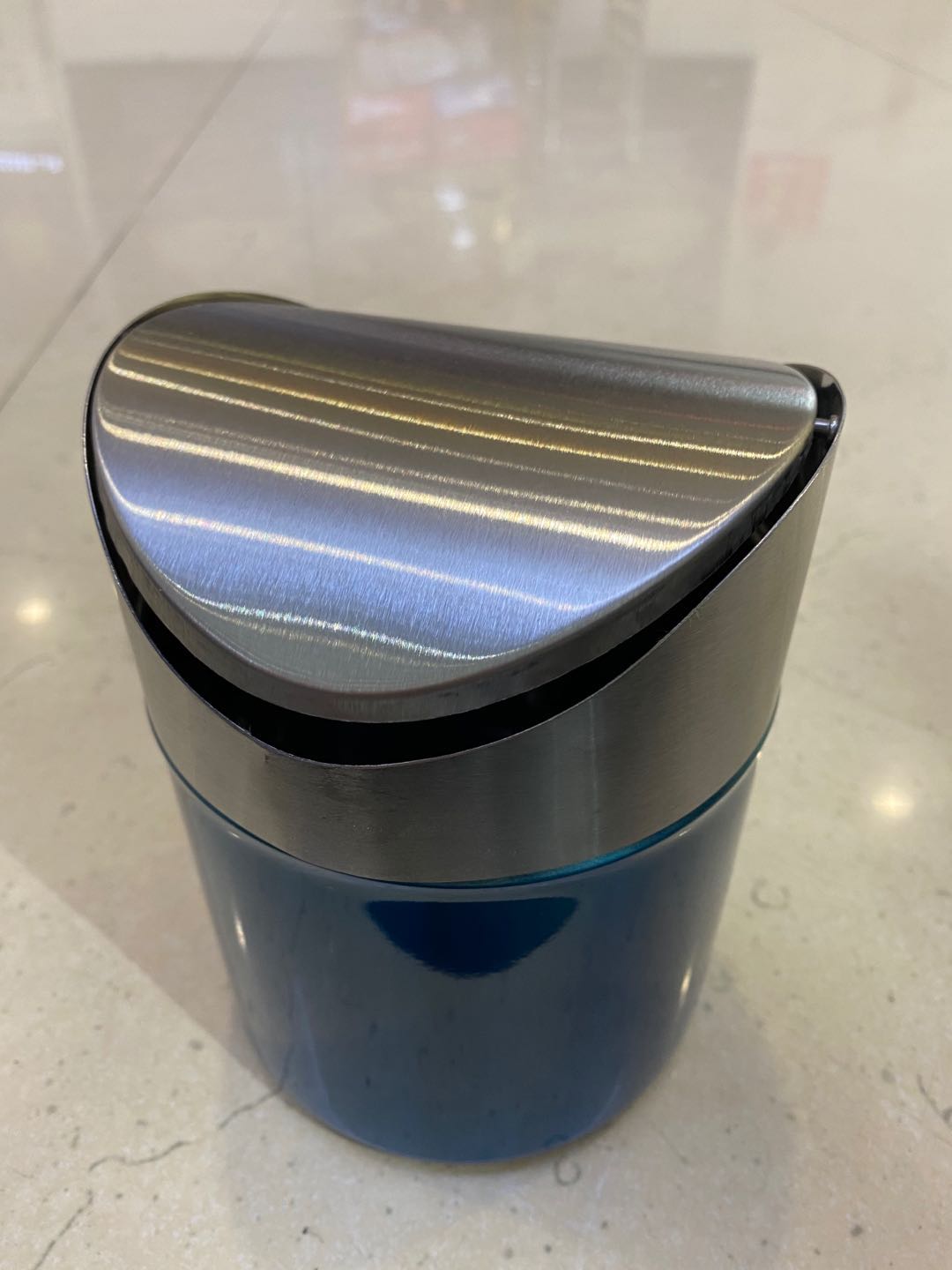 不锈钢果皮桶桌面垃圾桶小号垃圾桶