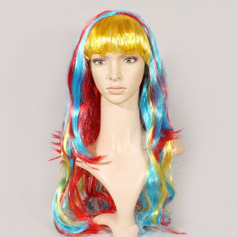 Dance wig show Carnival Holiday wig Halloween wig Christmas wig
