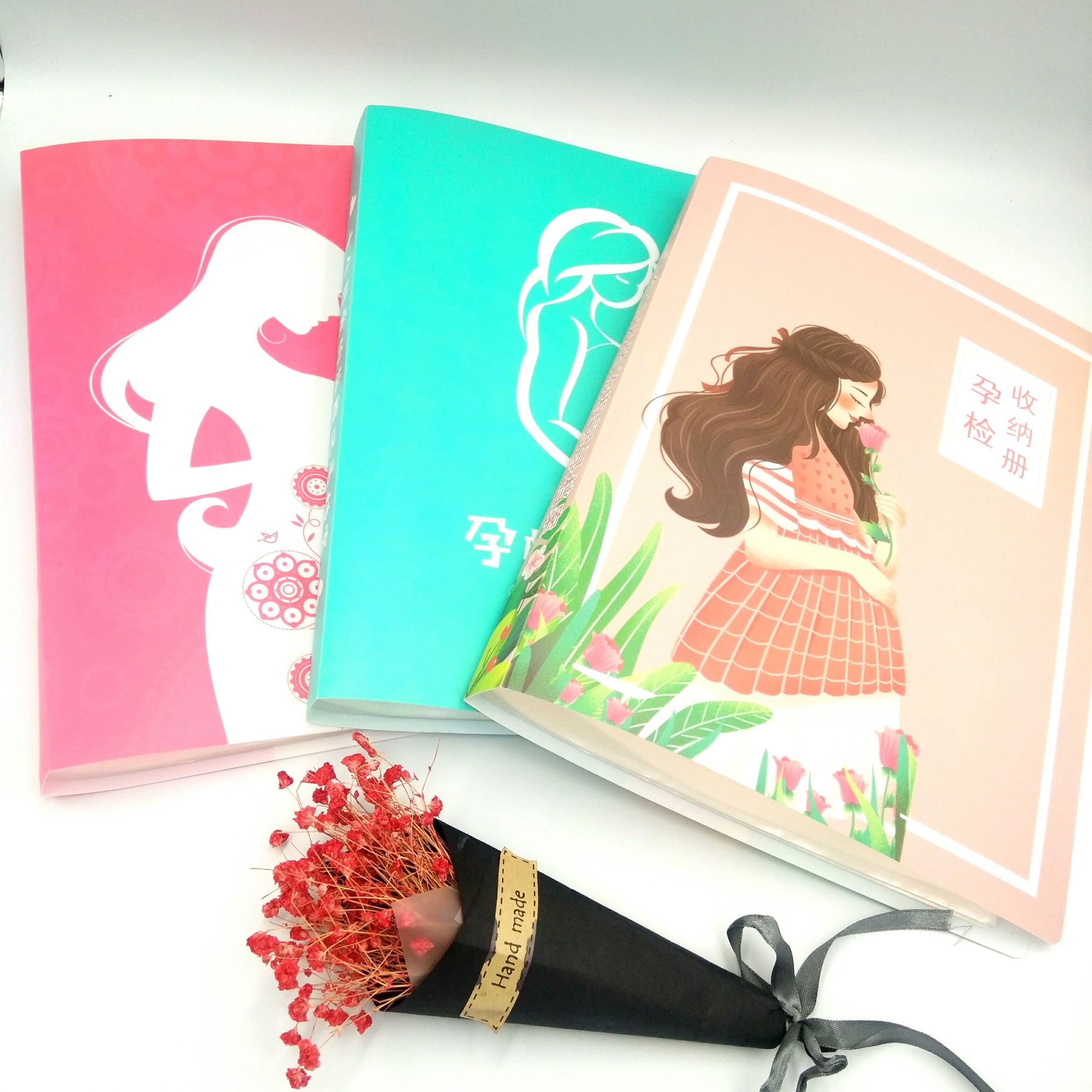 Maternity checkup book production checkup file collection book B ultrasonic report folder transparent binder thumbnail