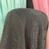 Black silver thread crepe fabric, glittering crepe fabric, decorative items, handicrafts, headwear, clothing fabric Specification image