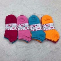 Candy-colored women boat socks spread the Rainbow socks