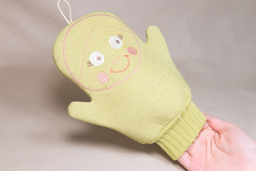 Renhua bath towel Bath gloves Cartoon bath towel Bath artifact bath towel Bath towel Bath towel details Picture