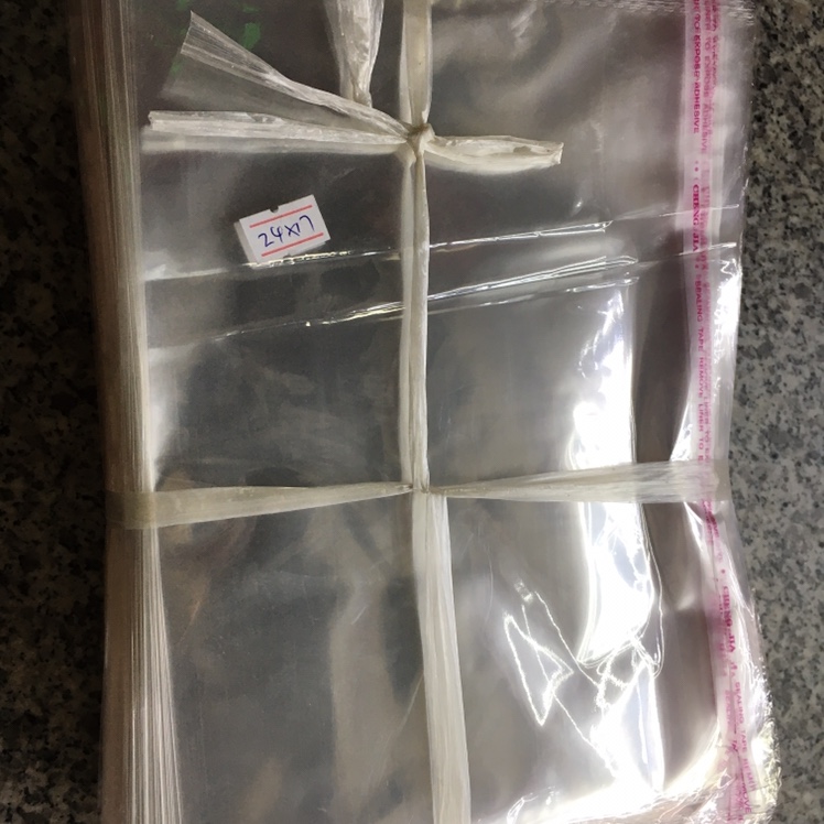 24*17 flat adhesive 3.5-micron oPP self-adhesive bag details Picture