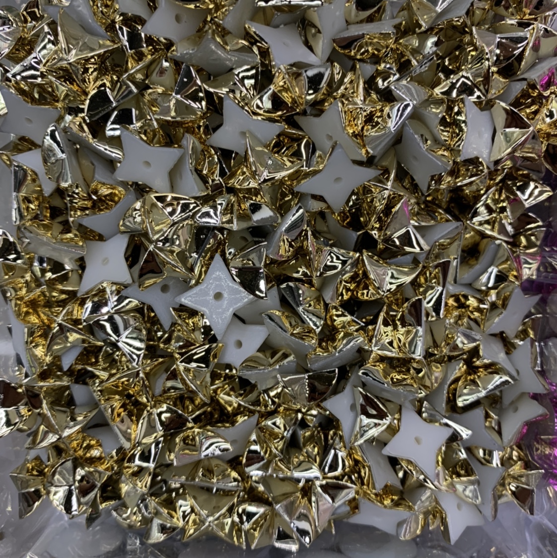 10mm four-pointed star flower per package 1000 unit price: Pieces: unit