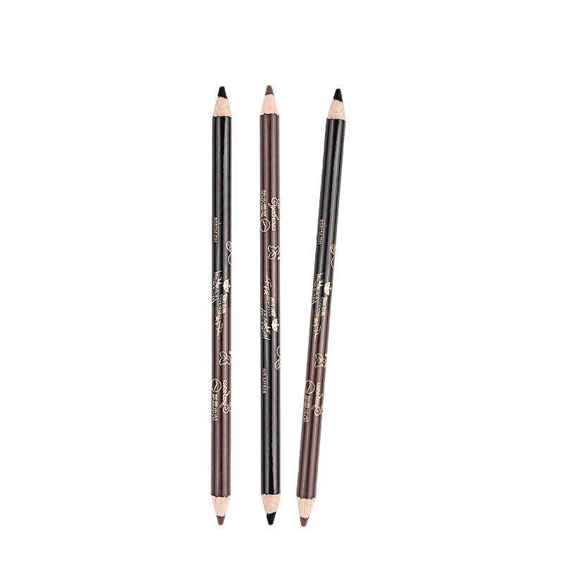 "National Trend Midnight Cool Black plant pen core dual-purpose wooden eyebrow pencil + eyeliner pen, waterproof, long-lasting and no makeup smudging. Specification image