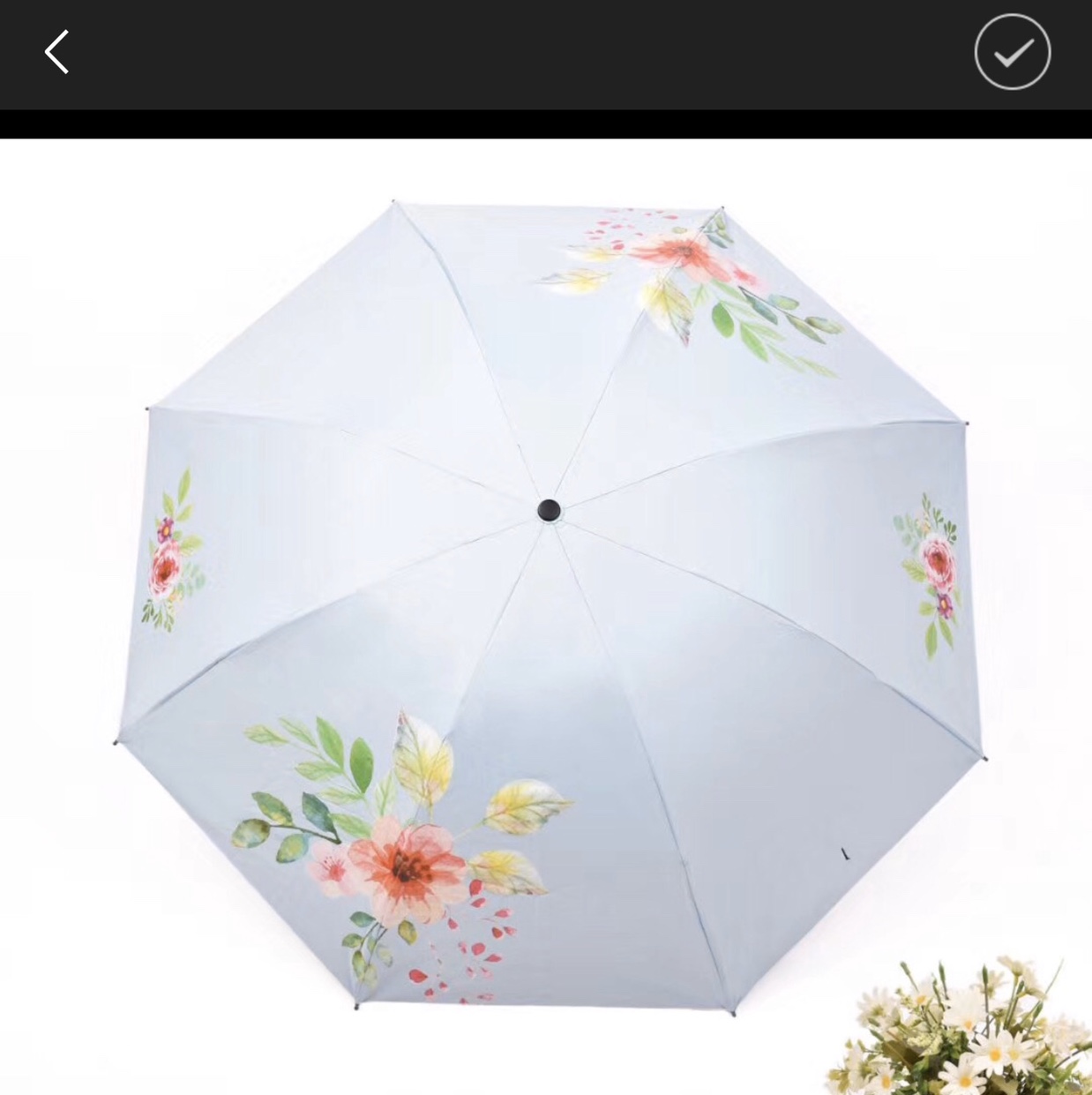 32014 Vinyl Umbrella Specification drawing