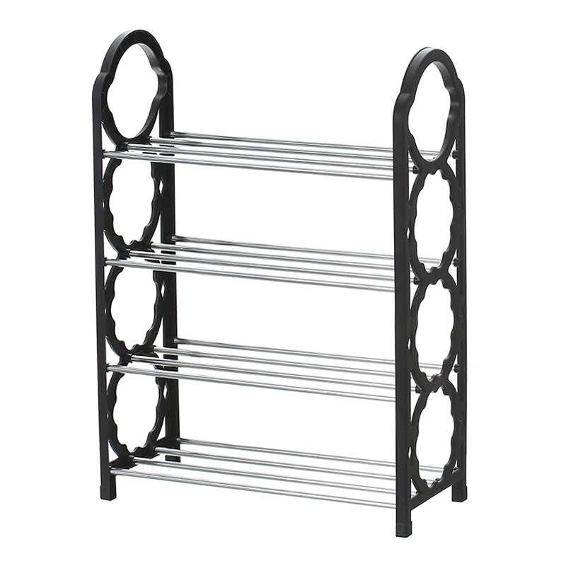 热卖简易多层鞋架四层五层简约收纳架置物架塑料鞋柜自由组合鞋架细节图