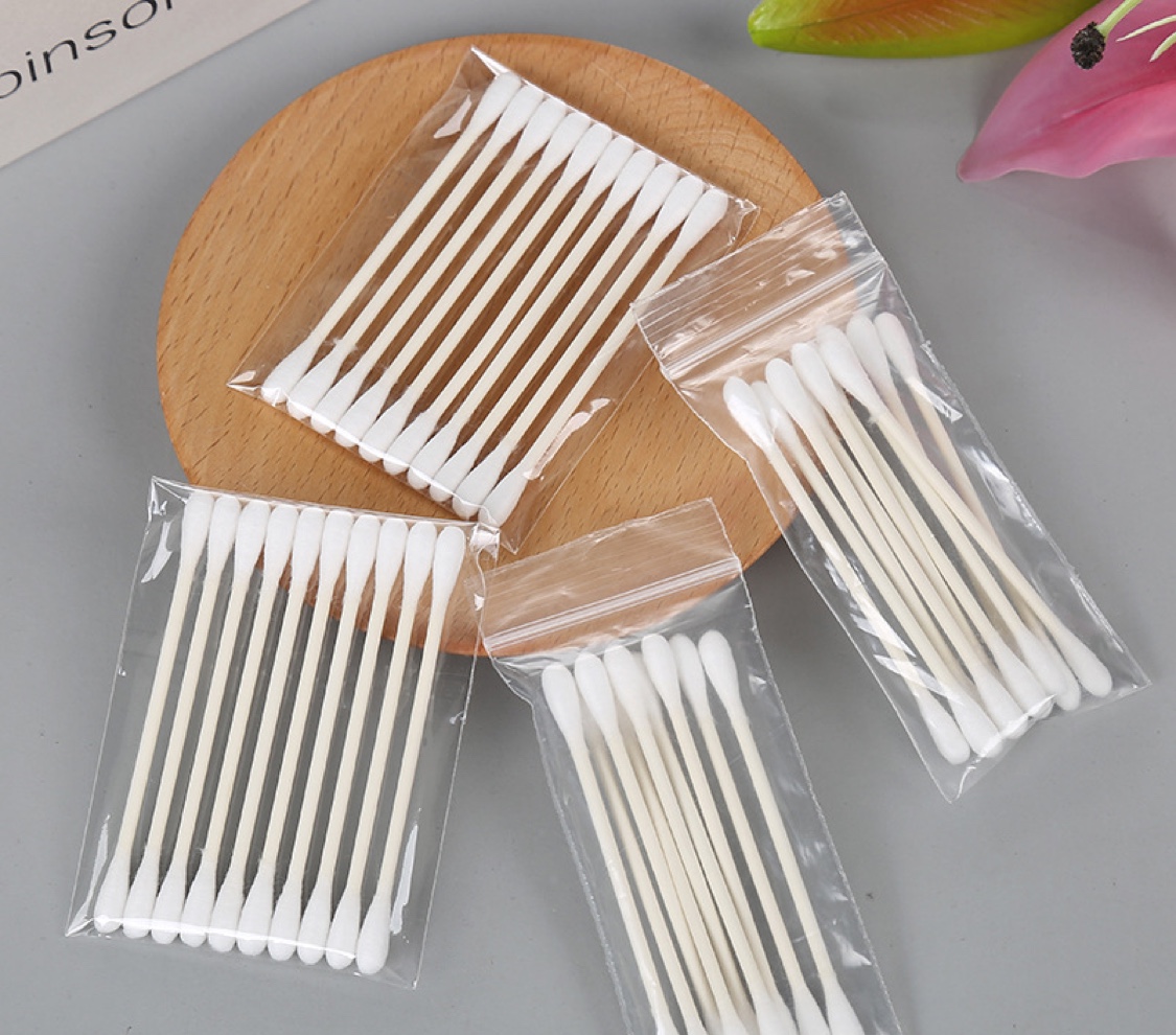 10 Paper Sticks Cotton Swabs Disposable Hotel Supplies