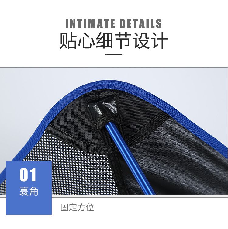 户外休闲椅折叠椅 野营沙滩椅舒适简约 可靠背收纳太空椅新款椅子详情图2