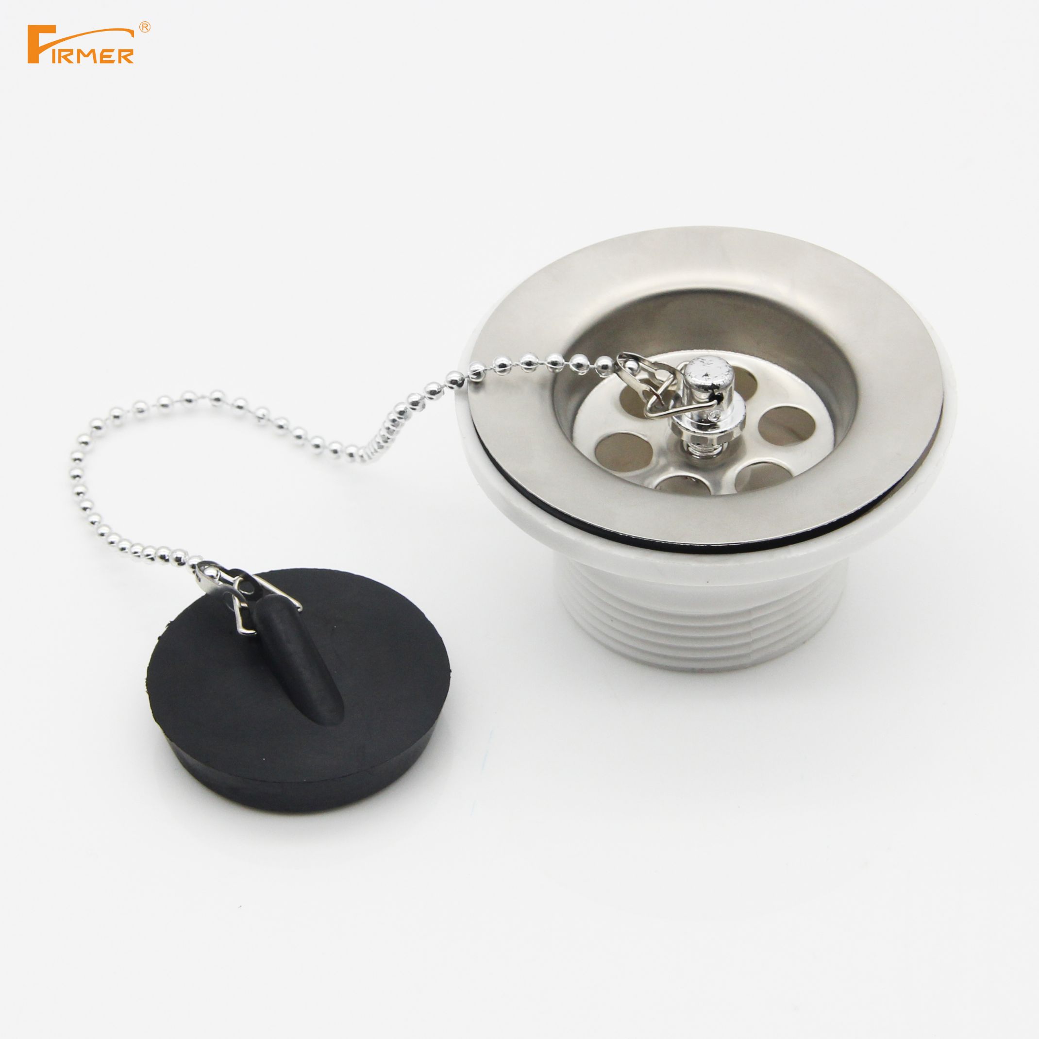 FIRMER kitchen sink, drainbasin accessories, stainless steel dish sink, drain, sink details Picture