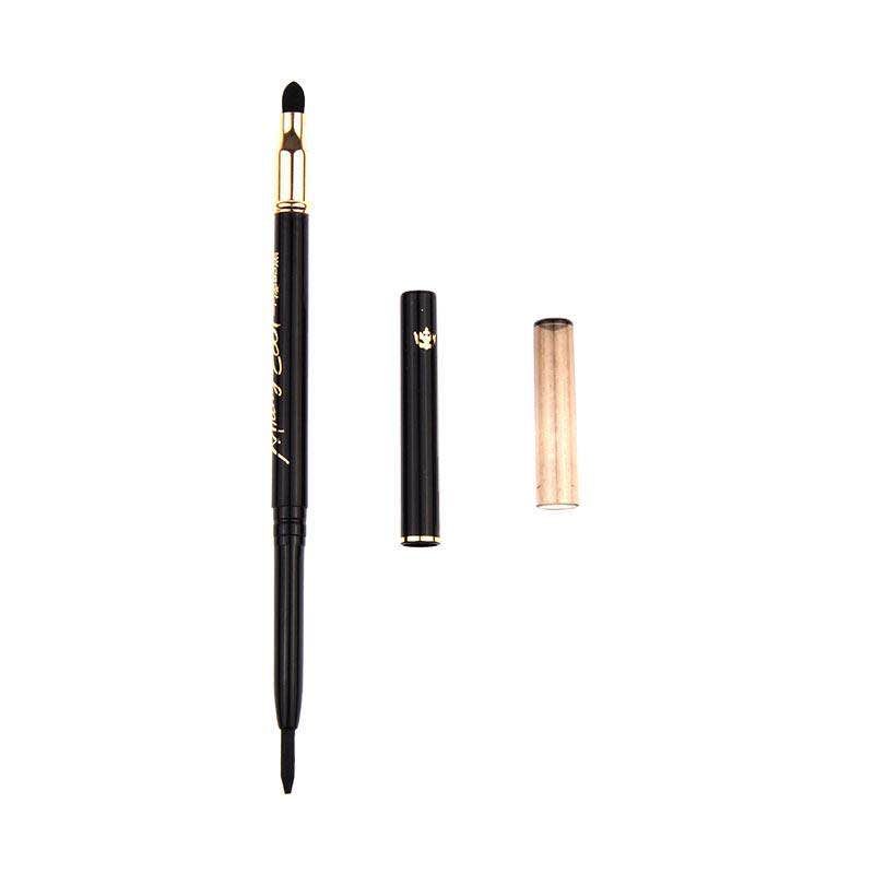 "National trend Midnight Cool Black high-end exquisite waterproof eyeliner pen, long-lasting without smudging, double head automatic rotation eyeliner pen. details Picture