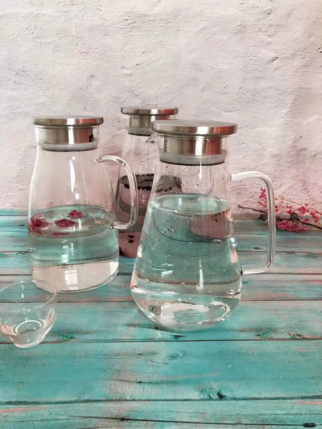 Glass teapot tea sets pic 1