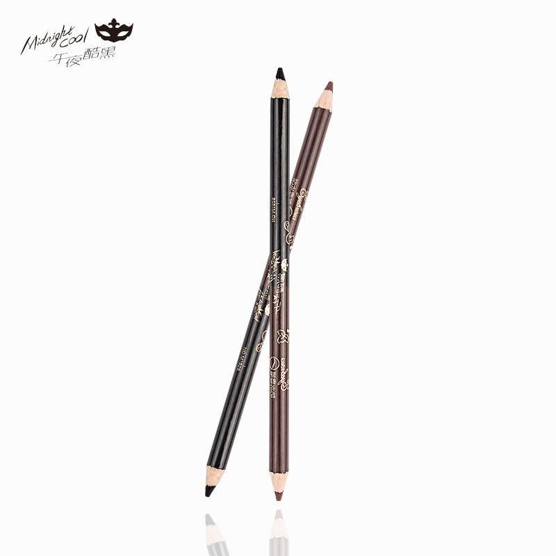 "National Trend Midnight Cool Black plant pen core dual-purpose wooden eyebrow pencil + eyeliner pen, waterproof, long-lasting and no makeup smudging. details Picture
