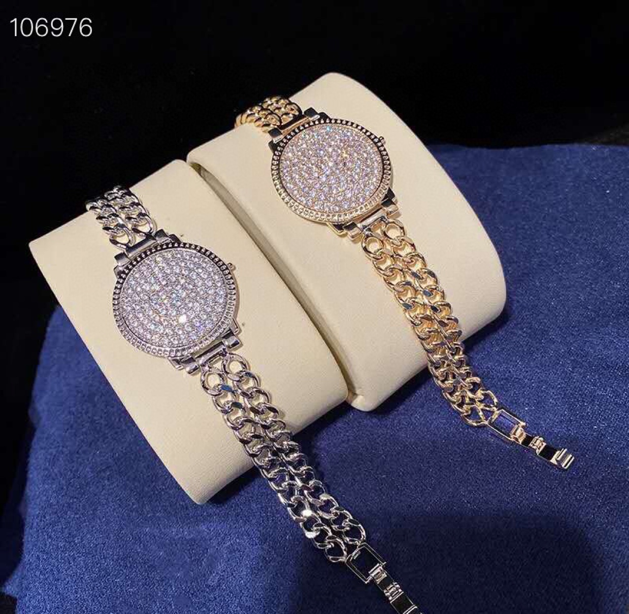 European and American fashion micro zircon wristwatch bracelet thumbnail