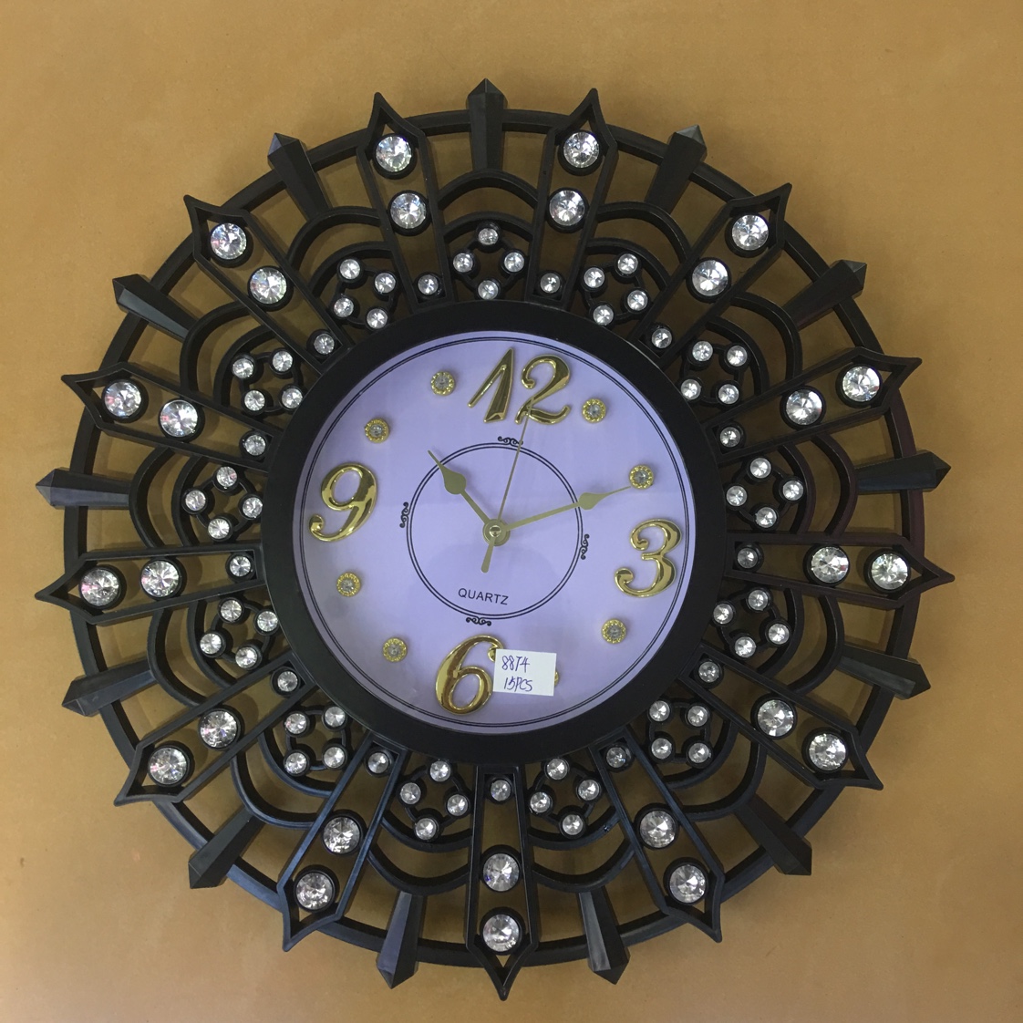 Black Fresh Air Wall Clock