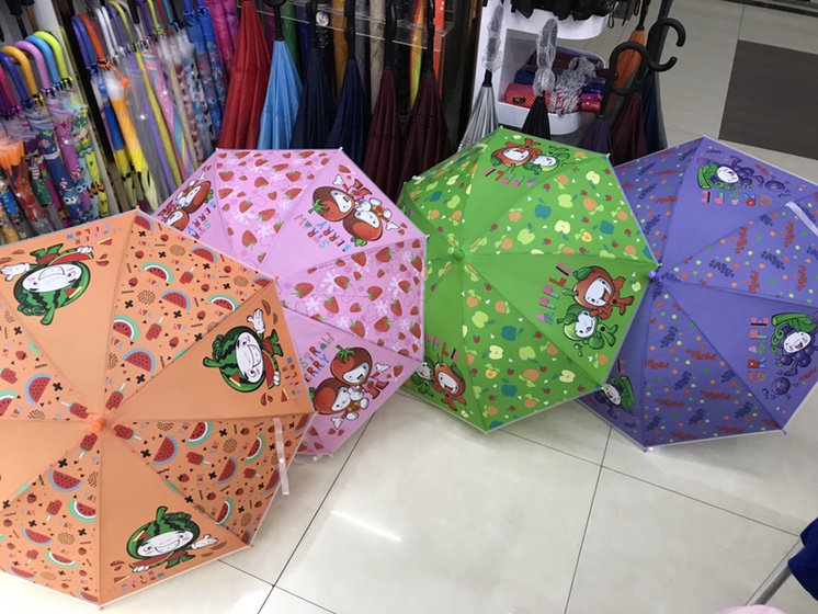 Children's Umbrella Children's Umbrella Girl Toddler Round Boy Baby Child Primary School Princess Portable Creative Easy To Collect Small Cute Mini Specification drawing
