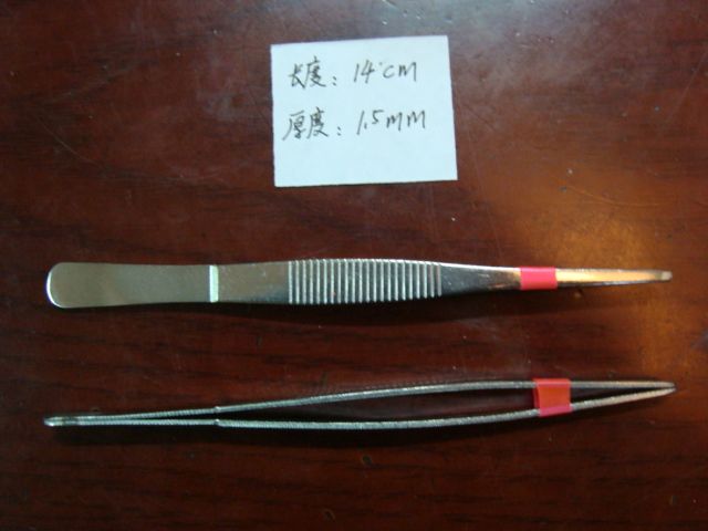 厂家直销镊子夹子钢夹14厘米夹304夹清洁工具厨房用品