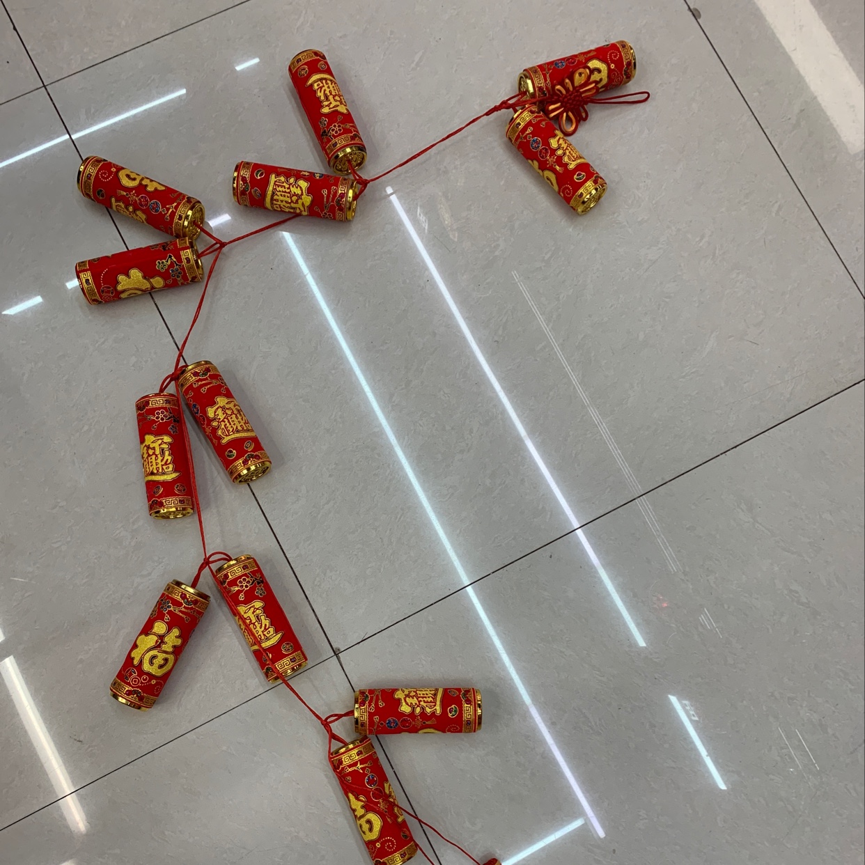 中印花鞭炮12头喜庆婚庆节庆用品乔迁新居