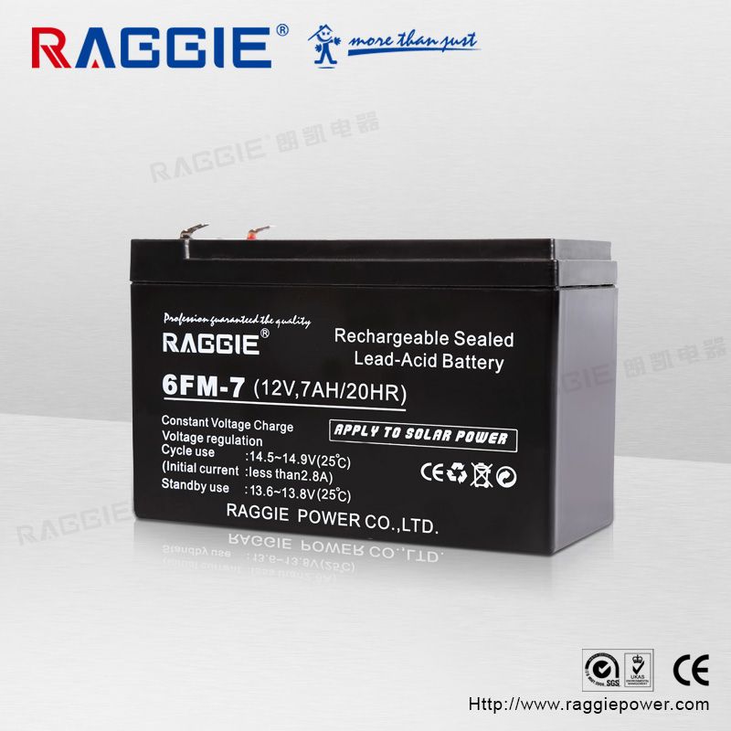 Manufacturers direct solar energy maintenance-free battery, lead-acid deep cycle battery RG-6FM-7AH 12V thumbnail