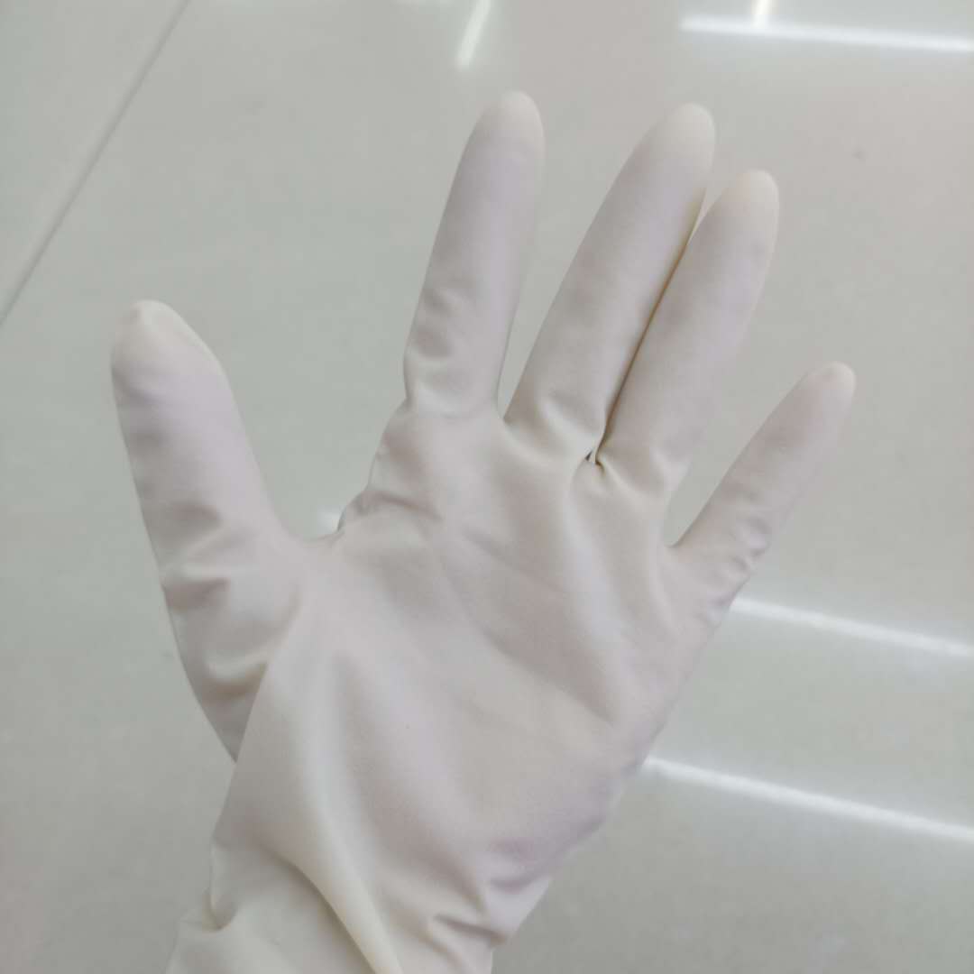 一次性乳胶无粉高弹力橡胶手套 防护劳保手套电子化工实验室手套详情图2