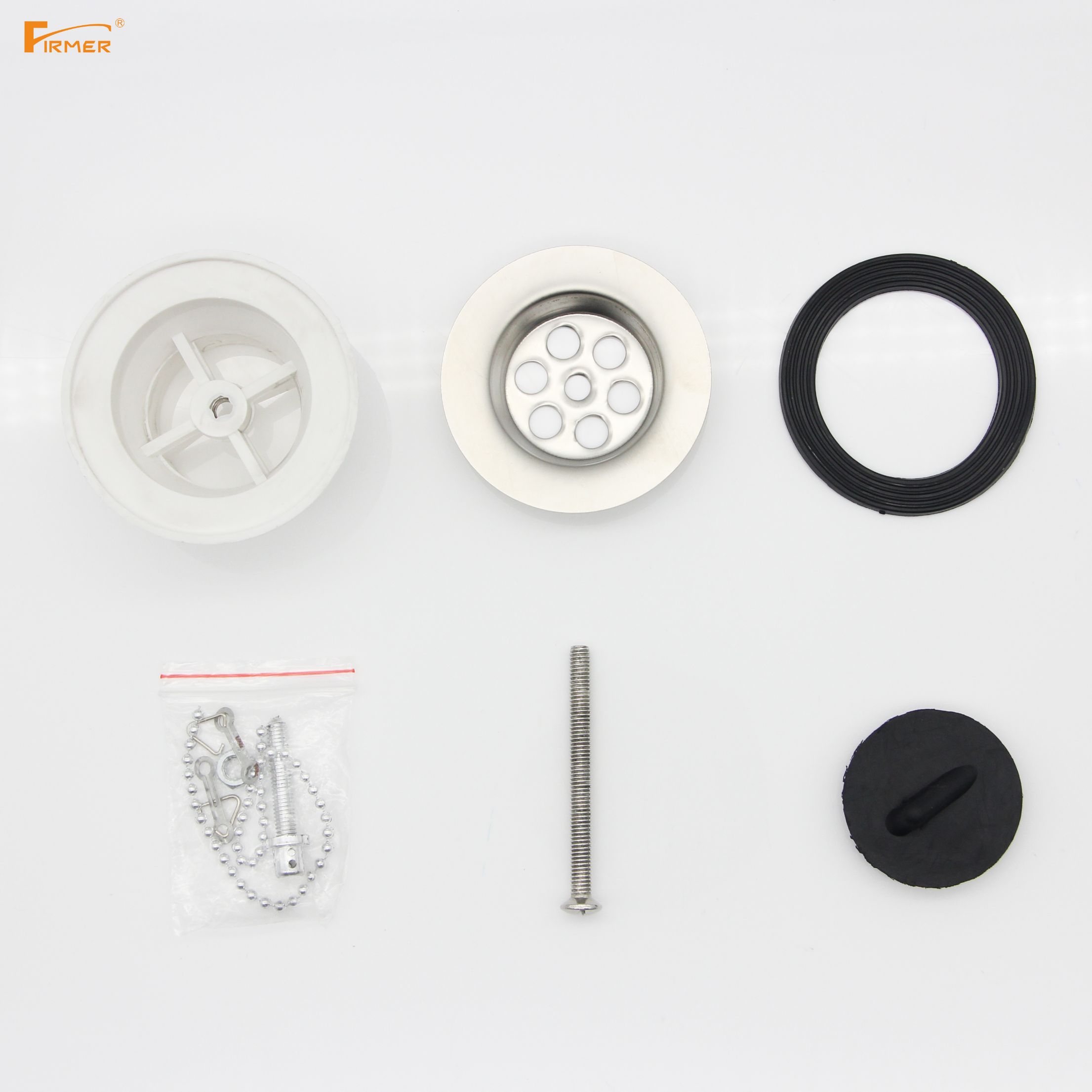 FIRMER kitchen sink, drainbasin accessories, stainless steel dish sink, drain, sink Item Picture