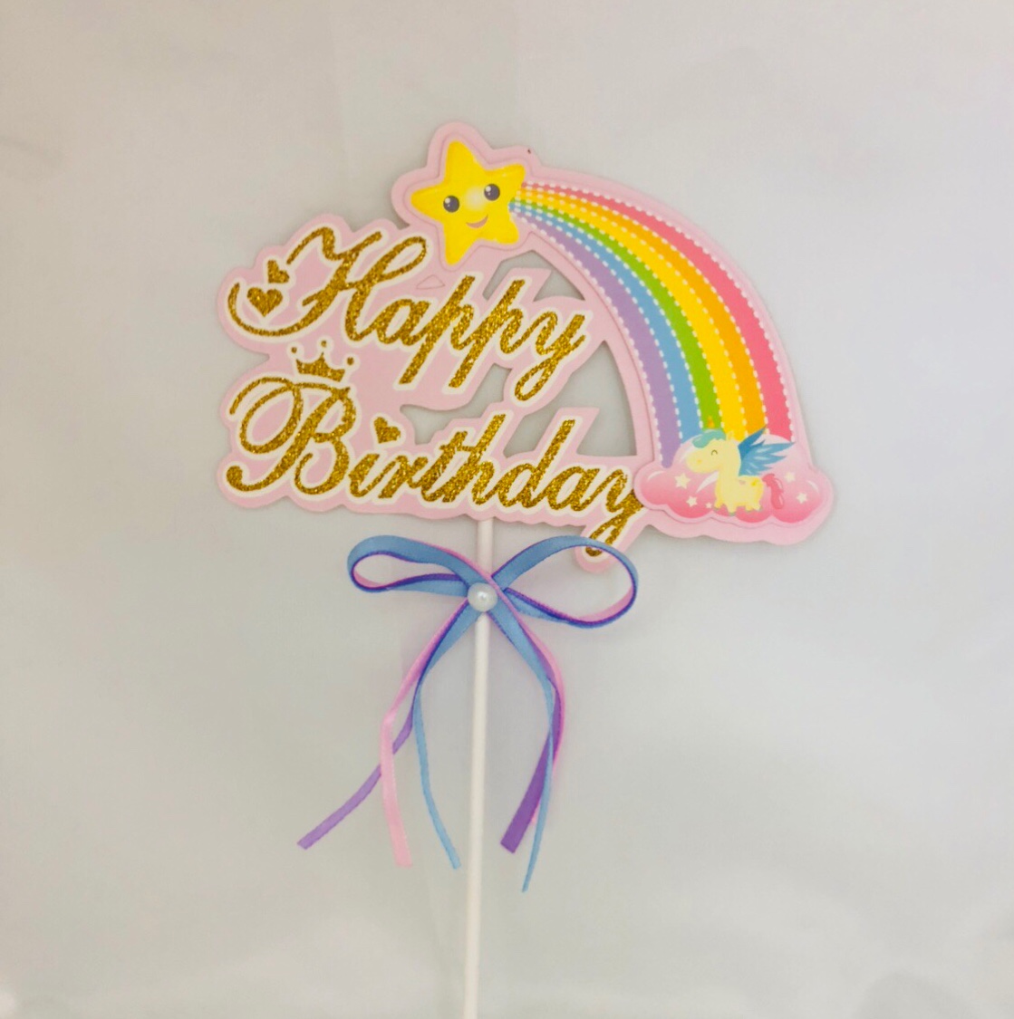 彩虹五角星蛋糕插件产品图