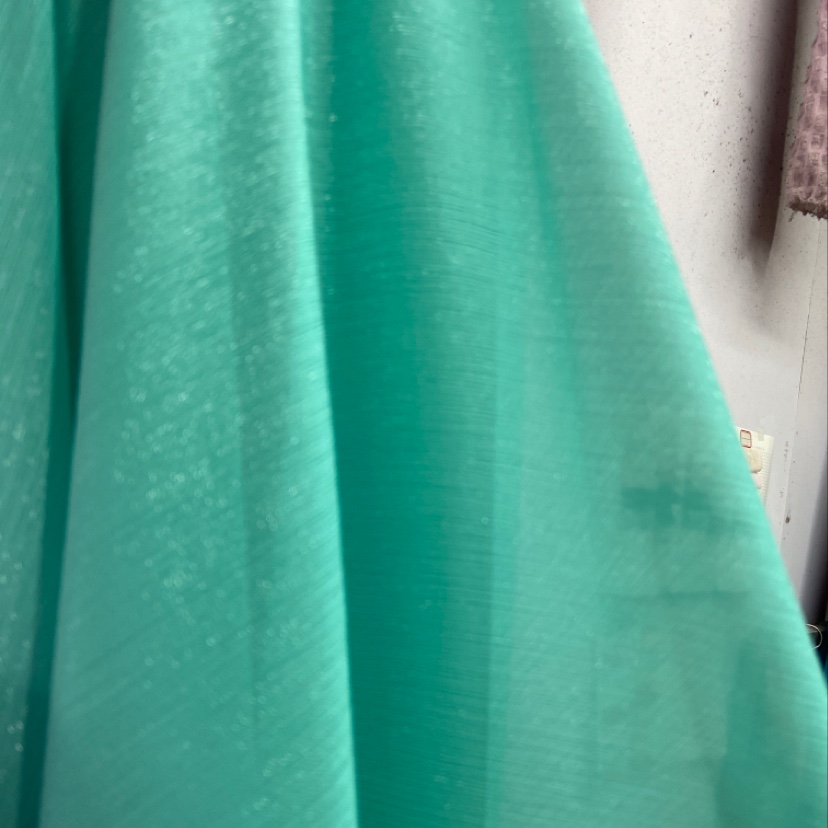 Green silver thread crepe fabric, glittering crepe fabric, decorative items, handicrafts, headwear, clothing fabric Specification image