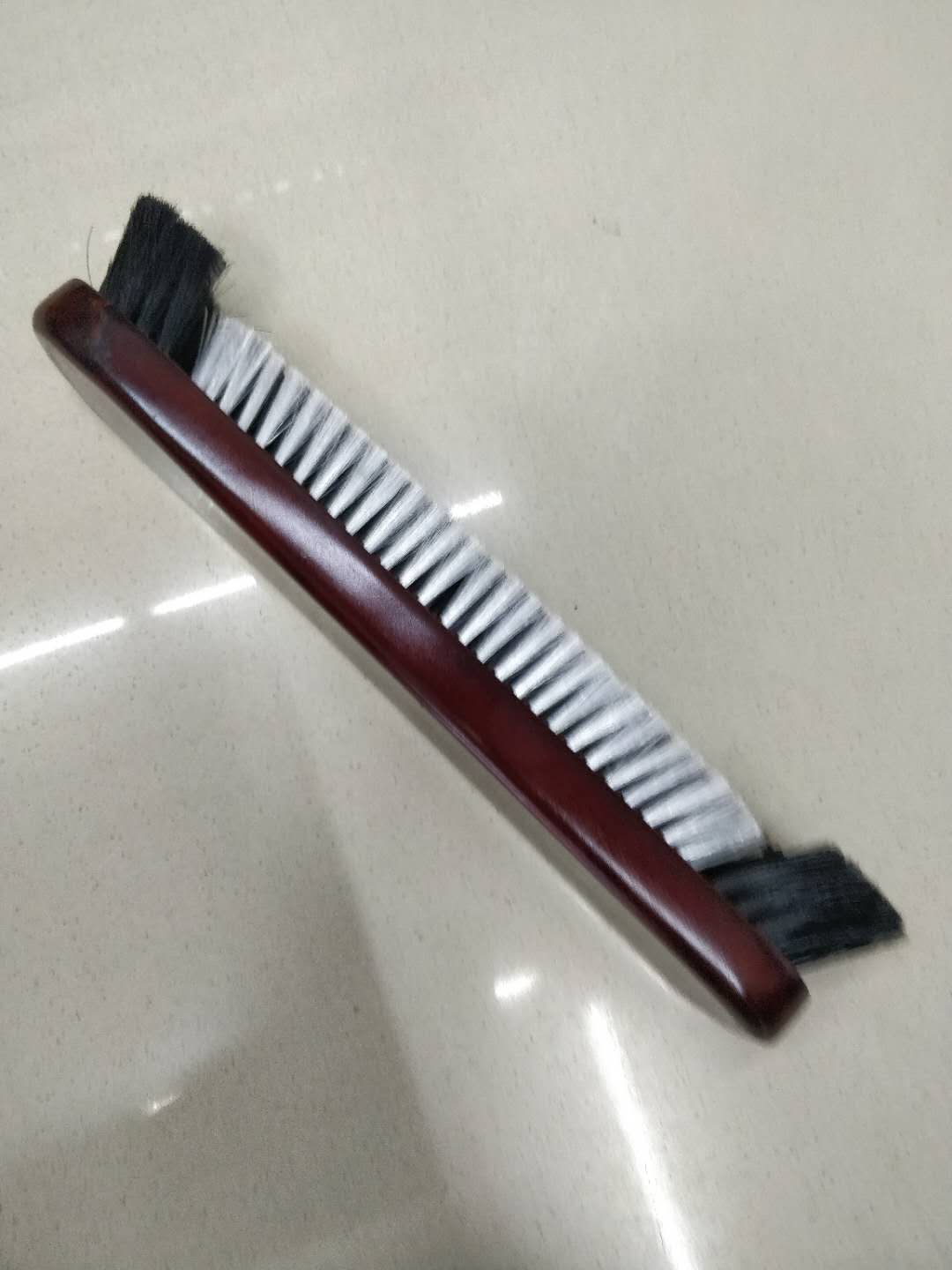 Billiard table ni brush brush table top dust cleaning brush table cloth edge stitch brush billiard supplies brown 12 inch thumbnail