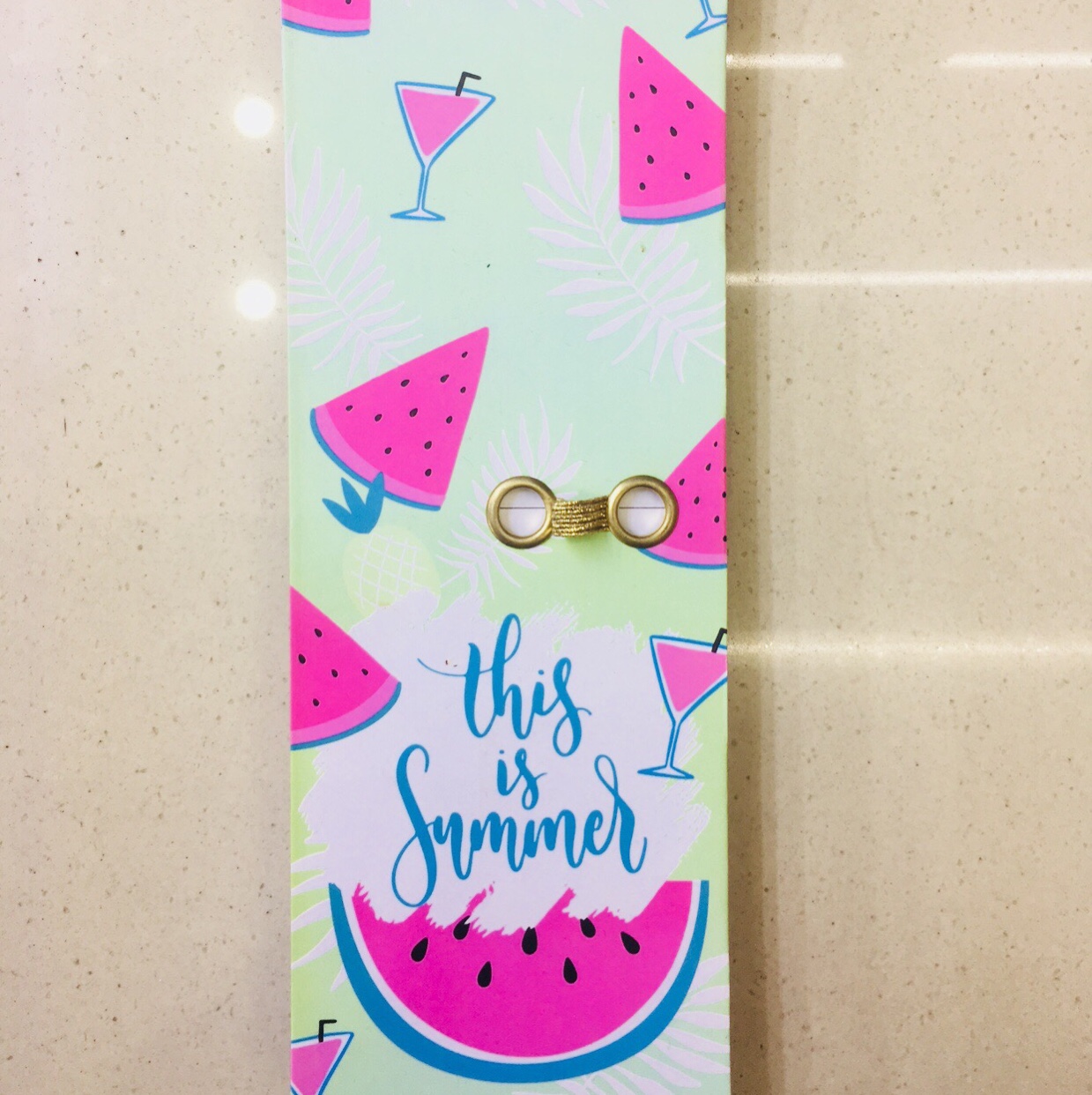 Long term coil notepad horizontal line inner core notebook small notebook Valentine portable notebook summer fruit thumbnail