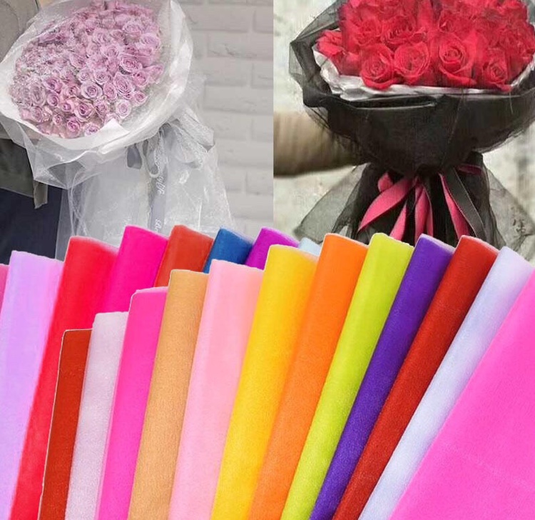 婚庆装饰雪纱 闪光婚庆拱门扶梯婚房布置纱花束包装硬纱