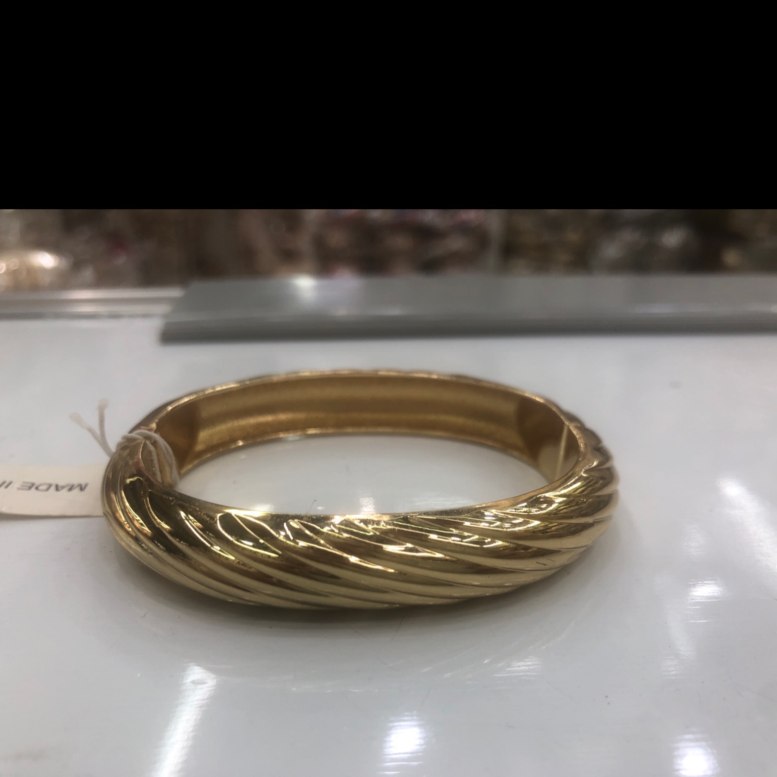 Diagonal stripe bracelet thumbnail