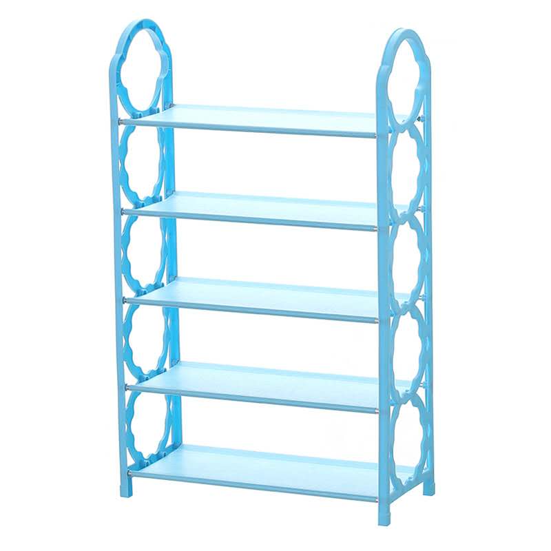 热卖简易多层鞋架四层五层简约收纳架置物架塑料鞋柜自由组合鞋架