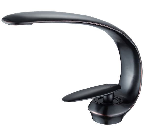 Gold and black basin faucet thumbnail