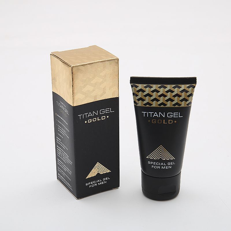 外贸TITAN GEL金色泰坦膏男士增大凝胶外用按摩膏 成人用品