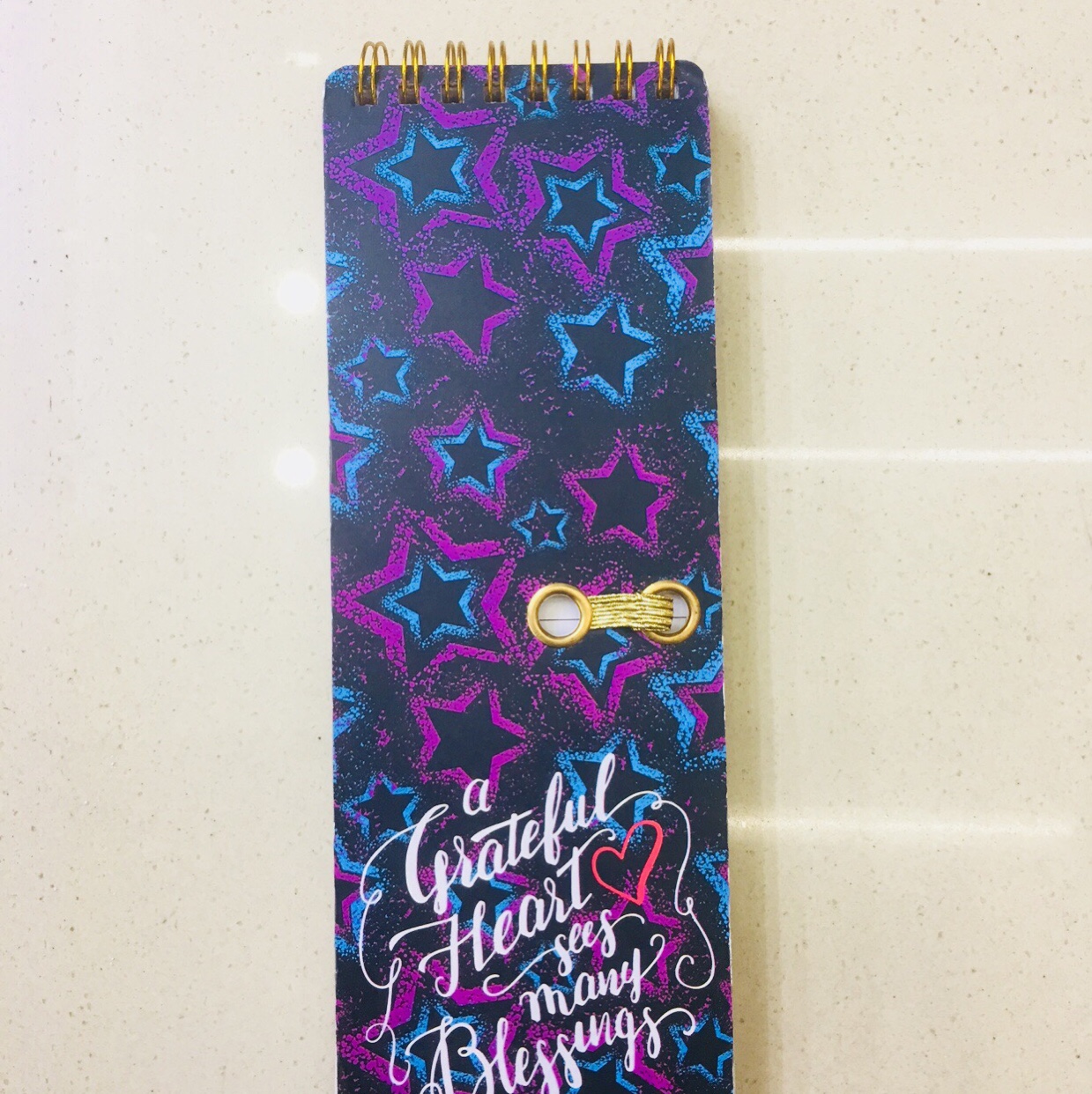 Long term coil notepad horizontal line inner core notebook small notebook Valentine gift portable notebook star