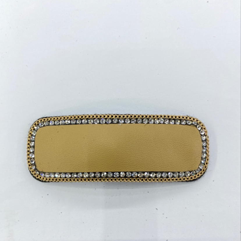 Khaki small diamonds all match simple atmospheric hair clip thumbnail