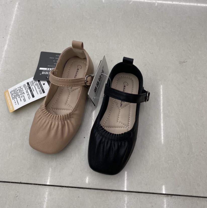 Fashionable children's leather shoes for small single shoes in autumn