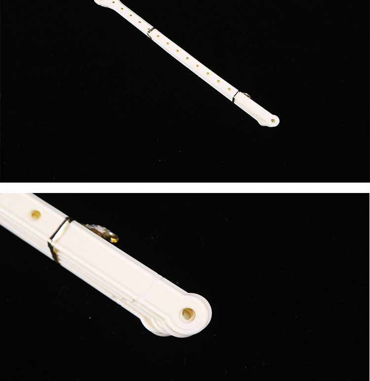 旭峰 优之选 服装店衣架连接条裤架挂钩套装透明皮条塑料乳白色加厚晾衣杆详情图8