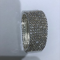 9 rows of diamond bracelets