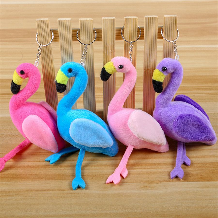 Plush pendant Flamingos plush doll accessories bag pendant popular animals