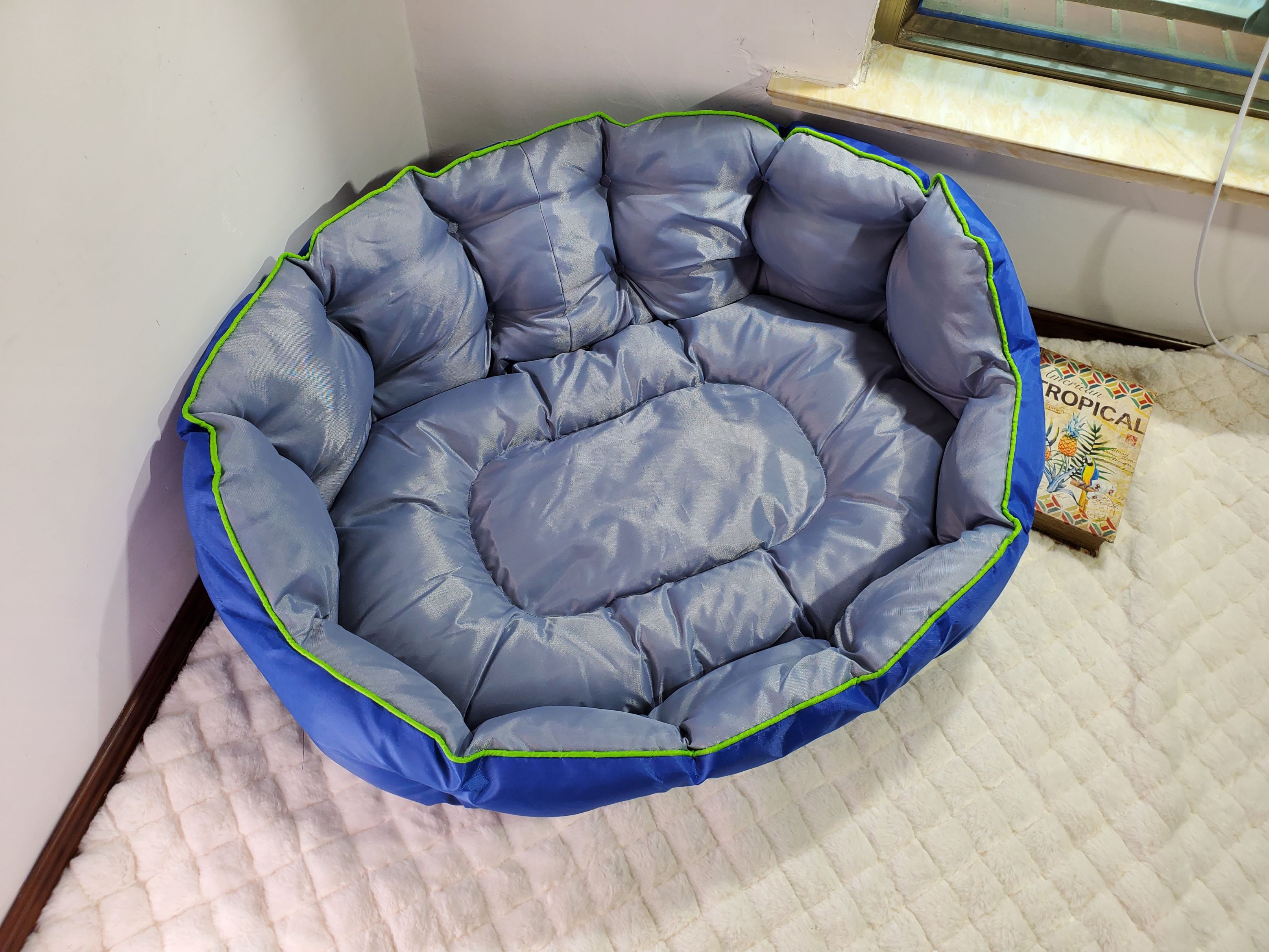 狗窝四季通用防水清凉垫子大型犬柯基法斗可拆洗狗狗床宠物用品详情图3