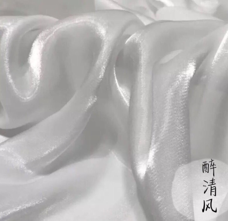 清风缎 汉服面料古风大袖衫儒裙连衣裙纱布料面料图