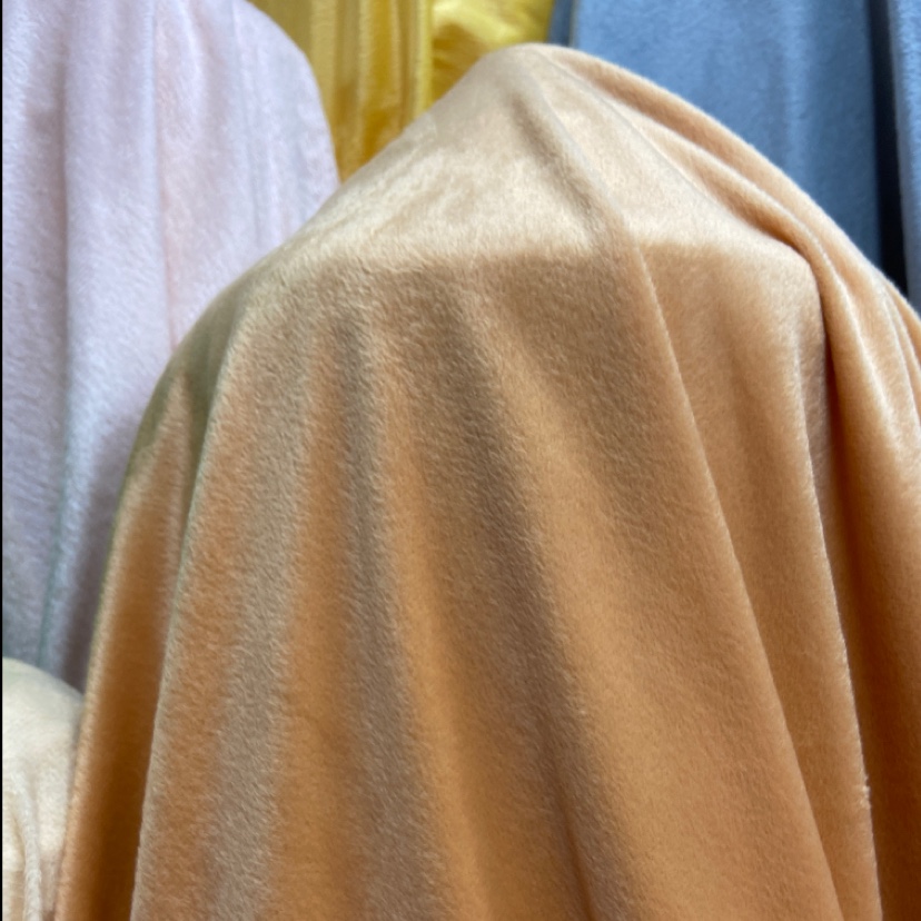 Khaki short plush fabric toys, handicrafts, decorations, daily necessities and clothing details Picture