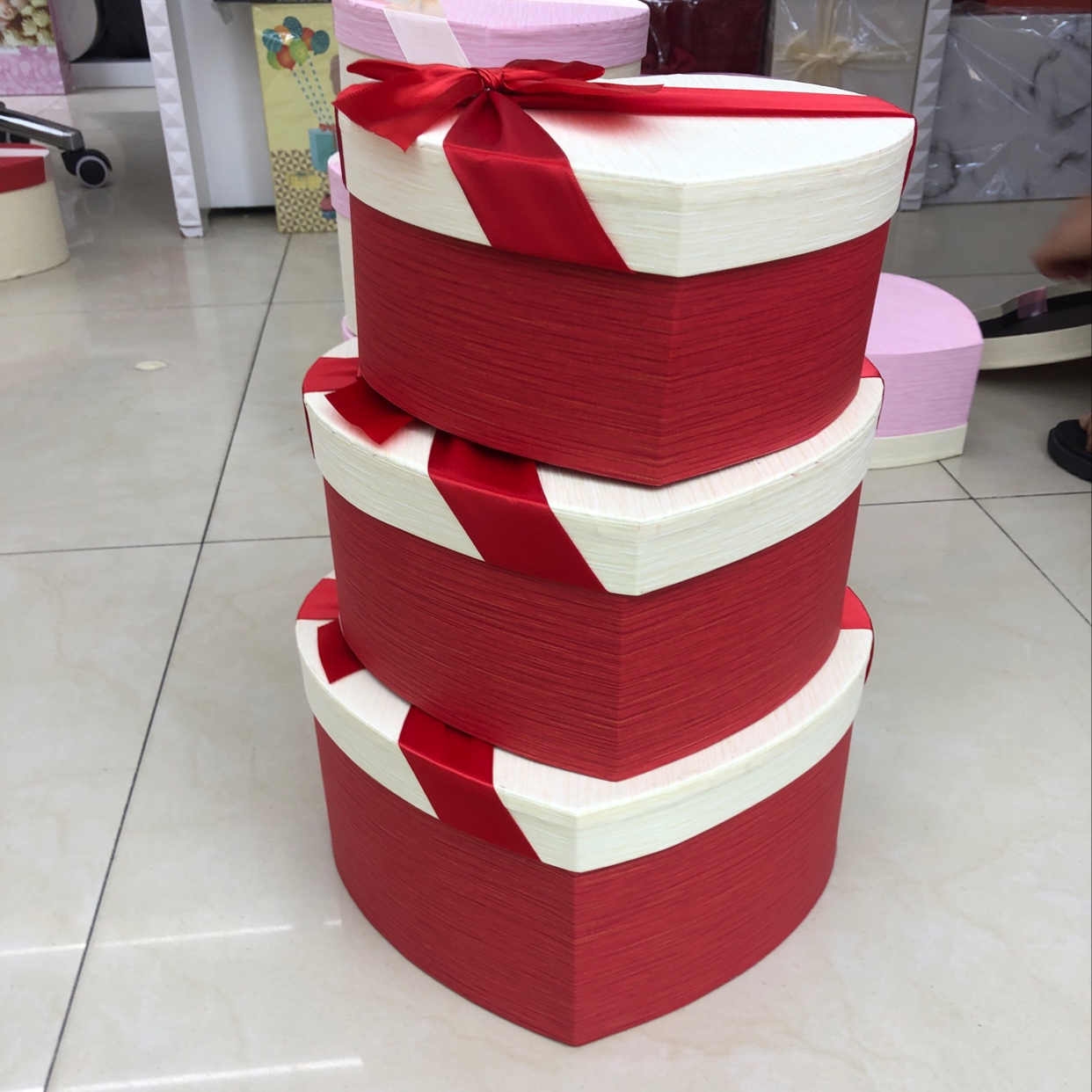 Big Red Gift Box. details Picture