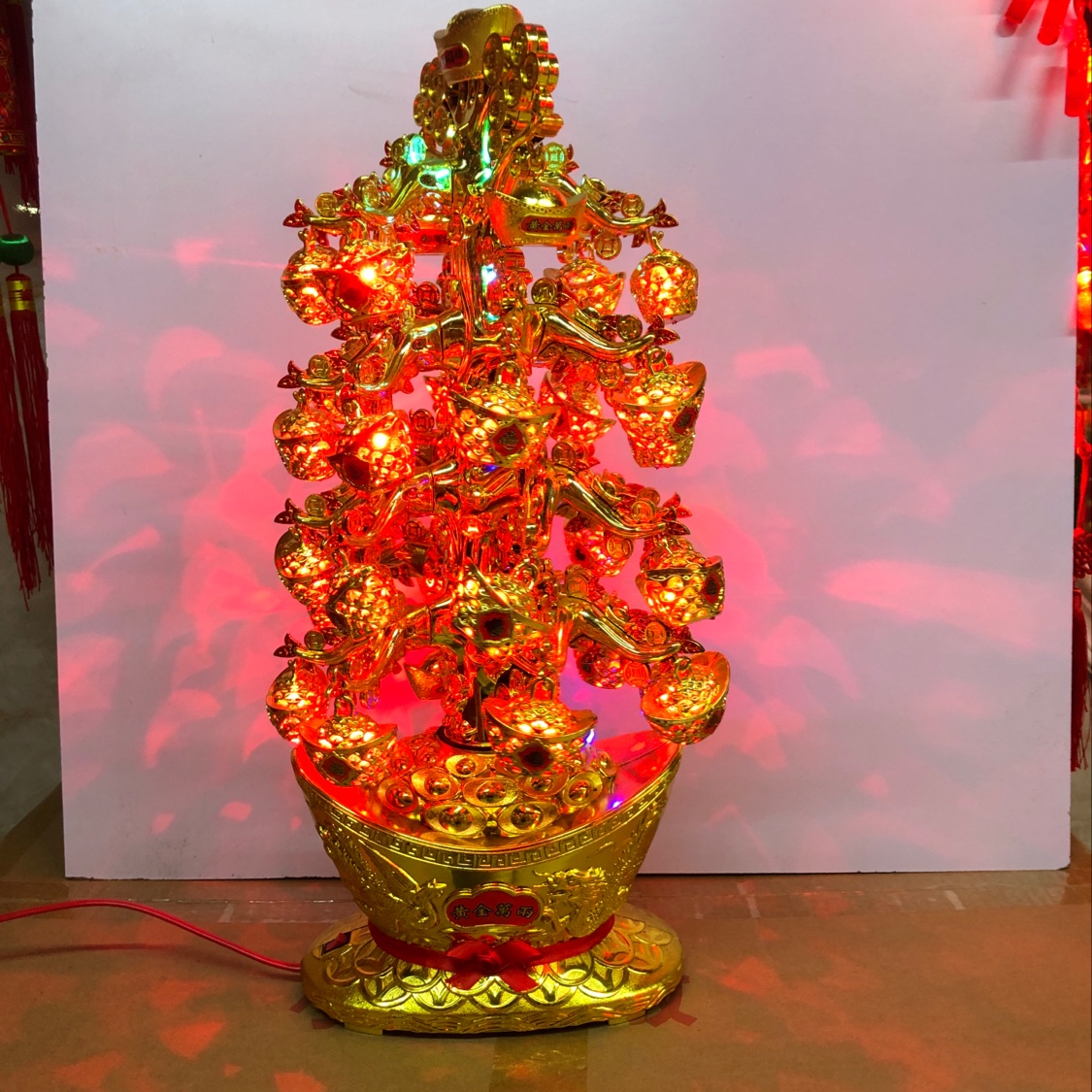 Cash Tree Rotating Light 2021 New Model factory direct sales Wedding supplies